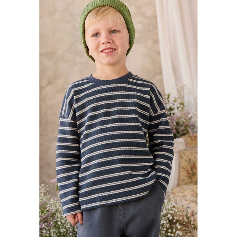 Jamie Kay Organic Cotton Waffle Leith Ls Top 3-5Y image number 1